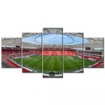 Bayer 04 Leverkusen BayArena Spielfeld 9 B04 Leinwandbilder