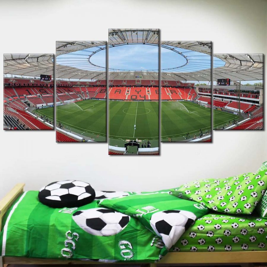 Bayer 04 Leverkusen BayArena Spielfeld 9 B04 Leinwandbilder – Bild 2