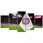 FC Bayern München Allianz Arena Spielfeld Mia san mia 10 FCB Leinwandbilder