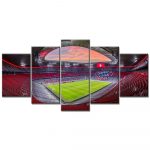 FC Bayern München Allianz Arena Spielfeld Mia san mia 11 FCB Leinwandbilder
