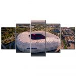 FC Bayern München Allianz Arena Spielfeld Mia san mia 19 FCB Leinwandbilder