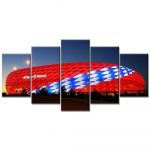 FC Bayern München Allianz Arena Spielfeld Mia san mia 21 FCB Leinwandbilder
