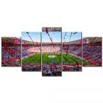 FC Bayern München Allianz Arena Spielfeld Mia san mia 3 FCB Leinwandbilder