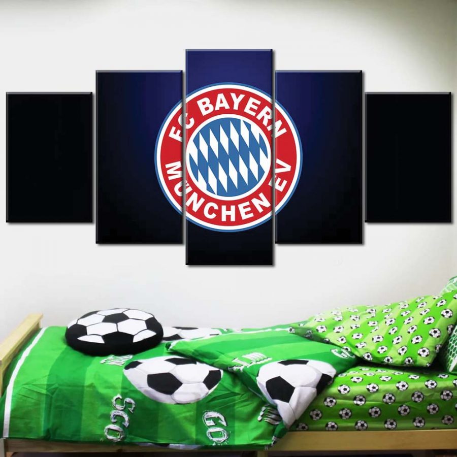 FC Bayern München Dunkel FCB Leinwandbilder – Bild 2