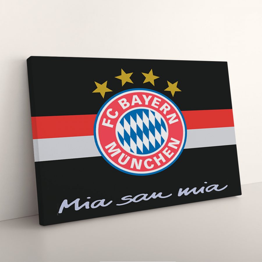 FC Bayern München Mia san mia 1 FCB Leinwandbilder – Bild 3