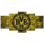 Borussia Dortmund Fußballclub Ziegelwand BVB Leinwandbilder
