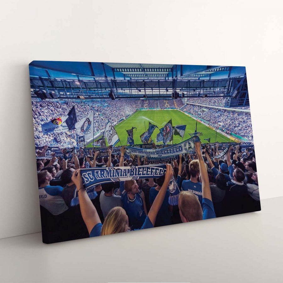 DSC Arminia Bielefeld FC Blau-Schwarz-Weiß 02 DSC Leinwandbilder – Bild 3