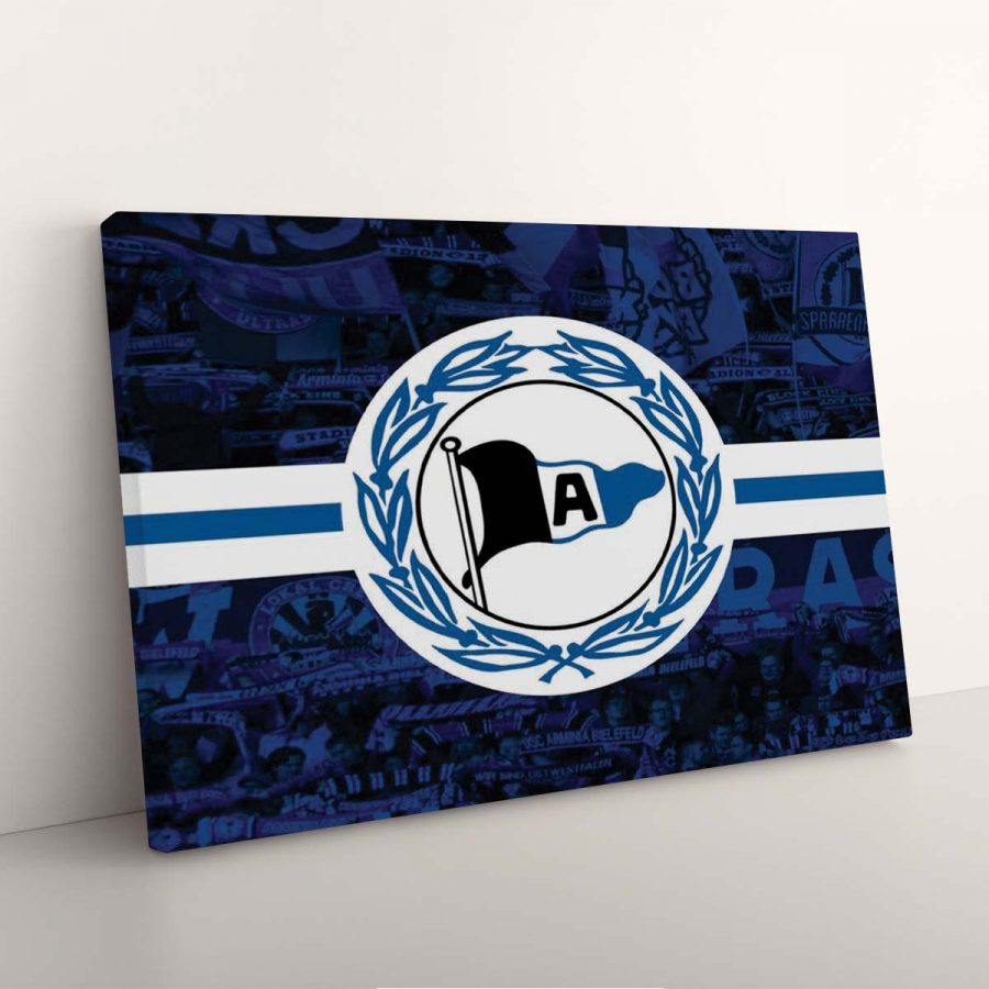 Eintracht Braunschweig Blaue Ziegelwand EBS Leinwandbilder – Bild 3