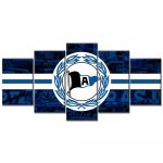 Eintracht Braunschweig Blaue Ziegelwand EBS Leinwandbilder