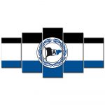 DSC Arminia Bielefeld FC Blau-Schwarz-Weiß 03 DSC Leinwandbilder