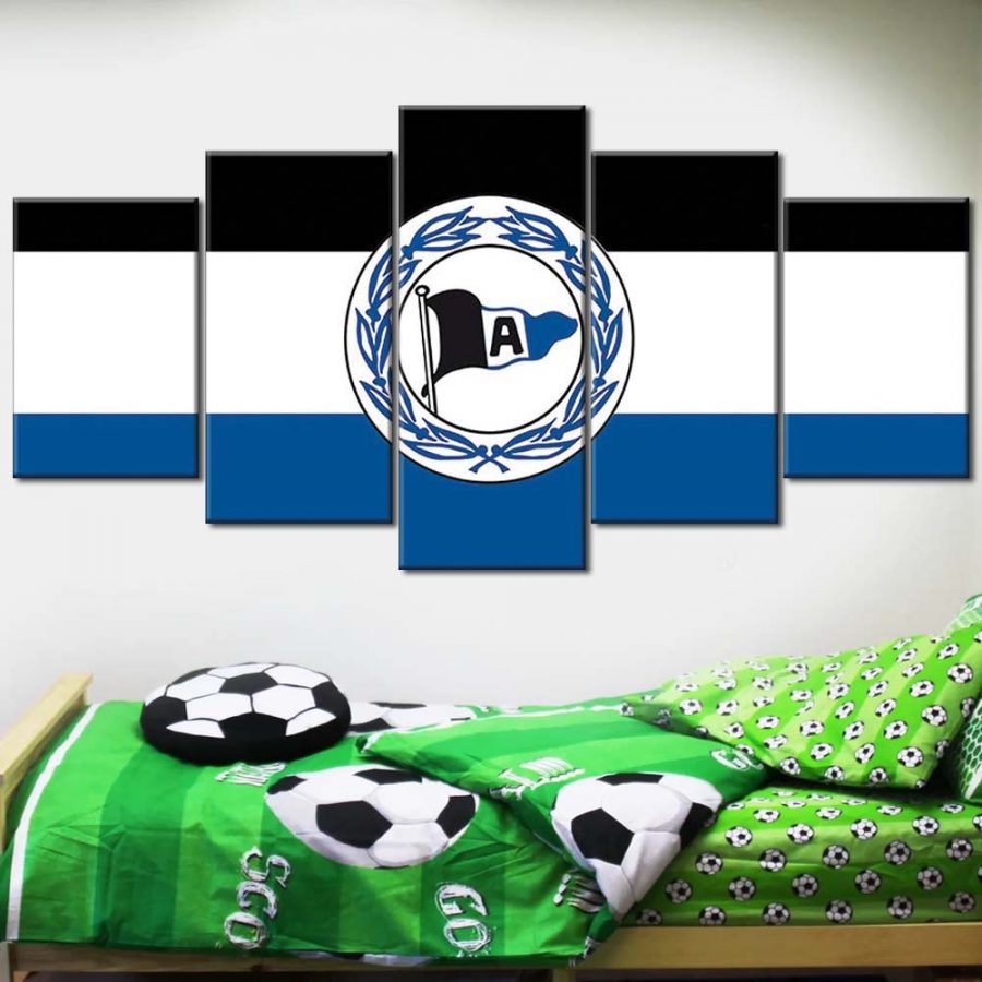 DSC Arminia Bielefeld FC Blau-Schwarz-Weiß 03 DSC Leinwandbilder – Bild 2