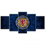 Eintracht Braunschweig Blau-Gelb 02 EBS Leinwandbilder