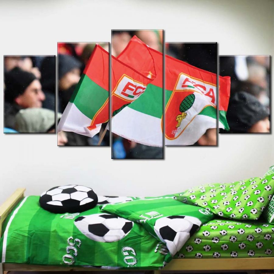 FC Augsburg Fans FCA Leinwandbilder – Bild 2