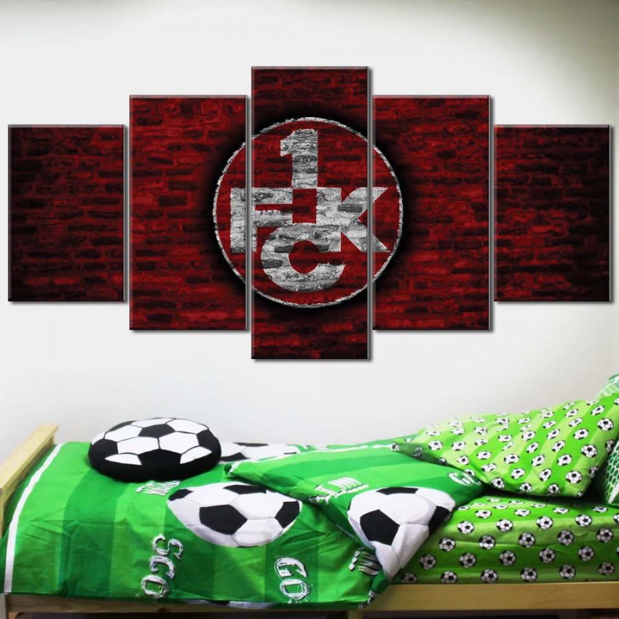 1. FC Kaiserslautern 1FCK Ziegelwand Leinwandbilder – Bild 2