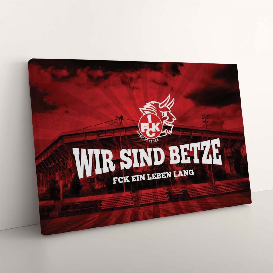 1. FC Kaiserslautern 1FCK Wir sind Betze Leinwandbilder – Bild 3