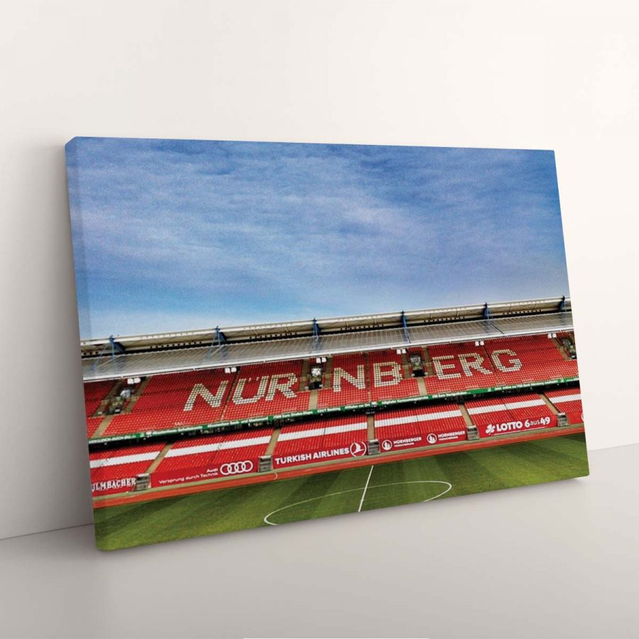 1. FC Nürnberg Stadion Spielfeld 09 FCN Leinwandbilder – Bild 3