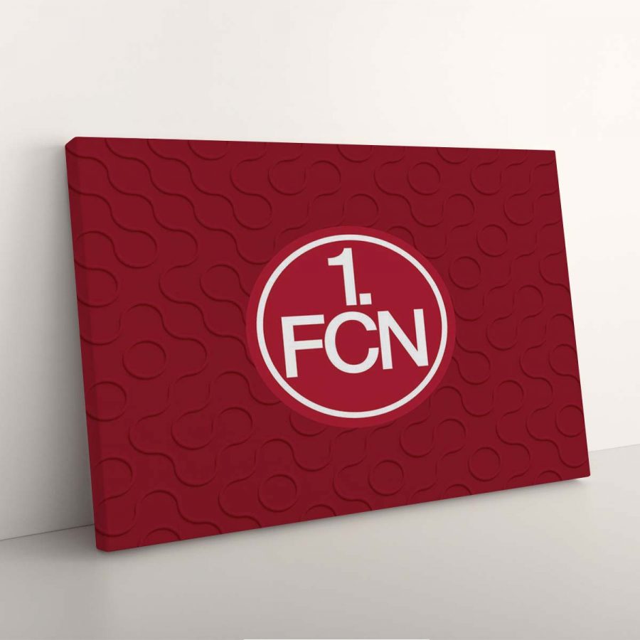 1. FC Nürnberg Roter Hintergrund FCN Leinwandbilder – Bild 3