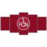 1. FC Nürnberg Roter Hintergrund FCN Leinwandbilder