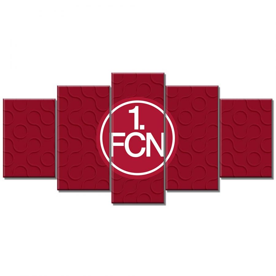 1. FC Nürnberg Roter Hintergrund FCN Leinwandbilder