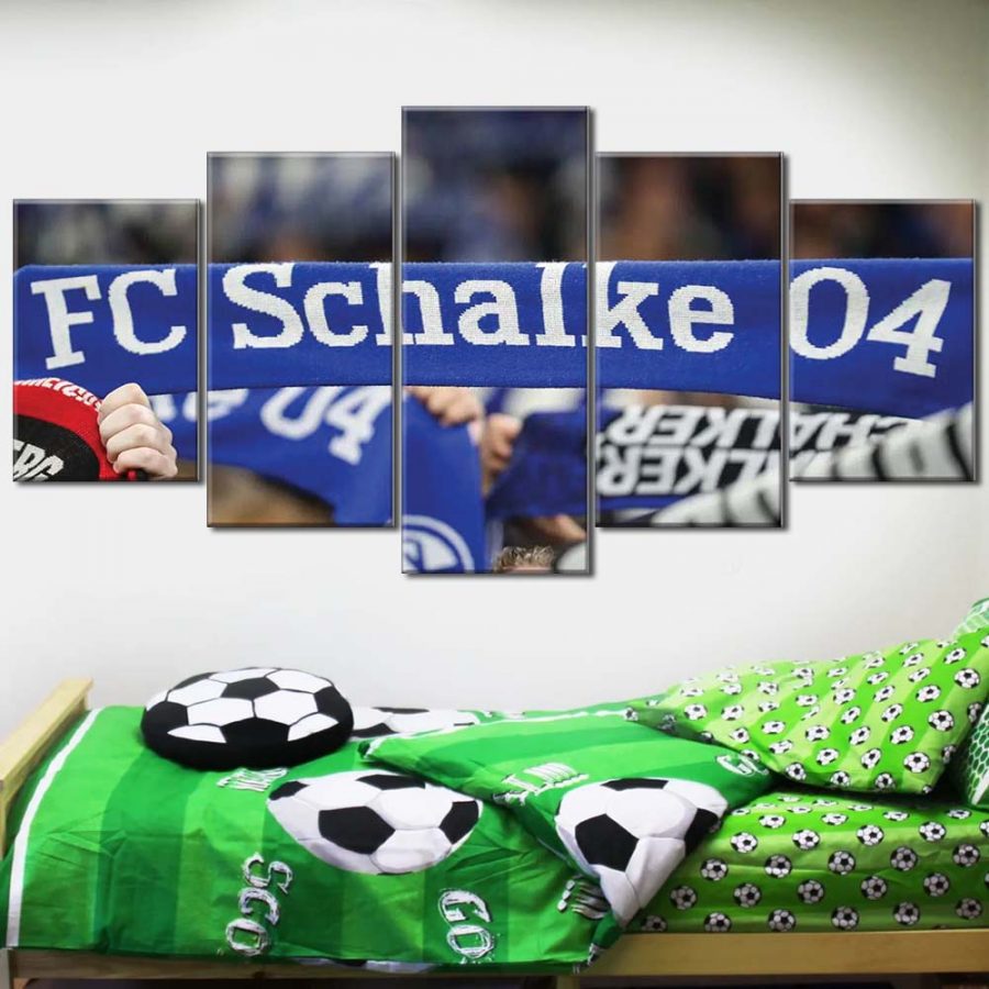 FC Schalke 04 Fans 06 S04 Leinwandbilder – Bild 2