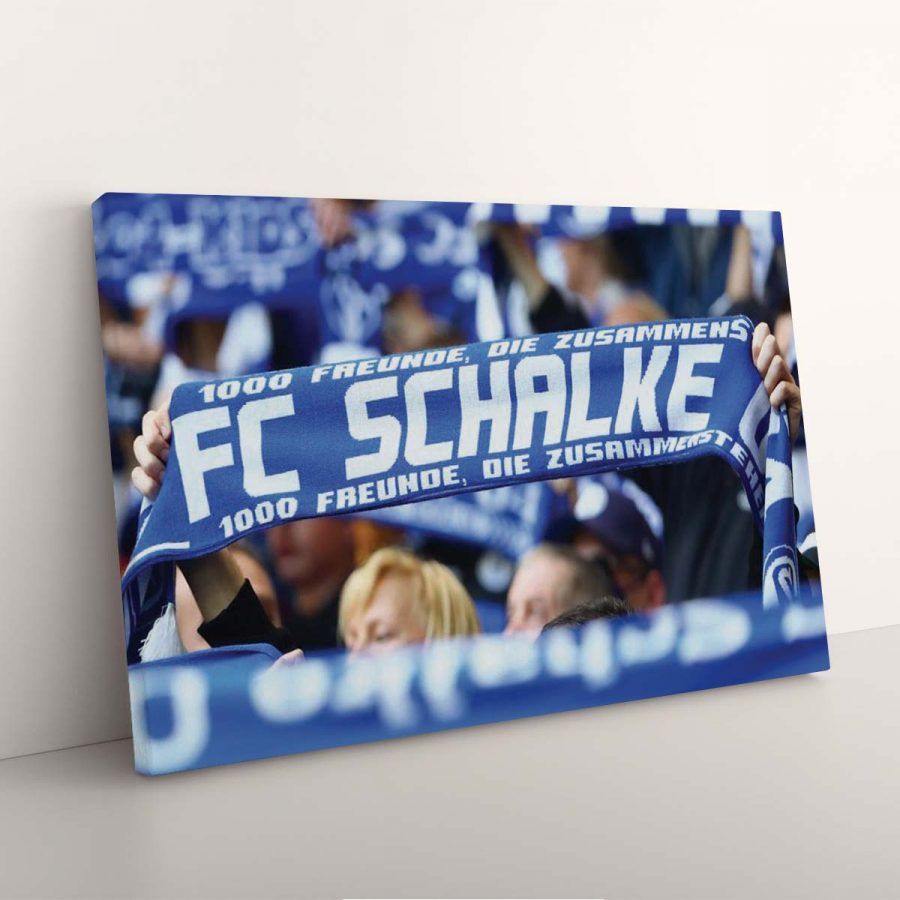 FC Schalke 04 Fans 07 S04 Leinwandbilder – Bild 3