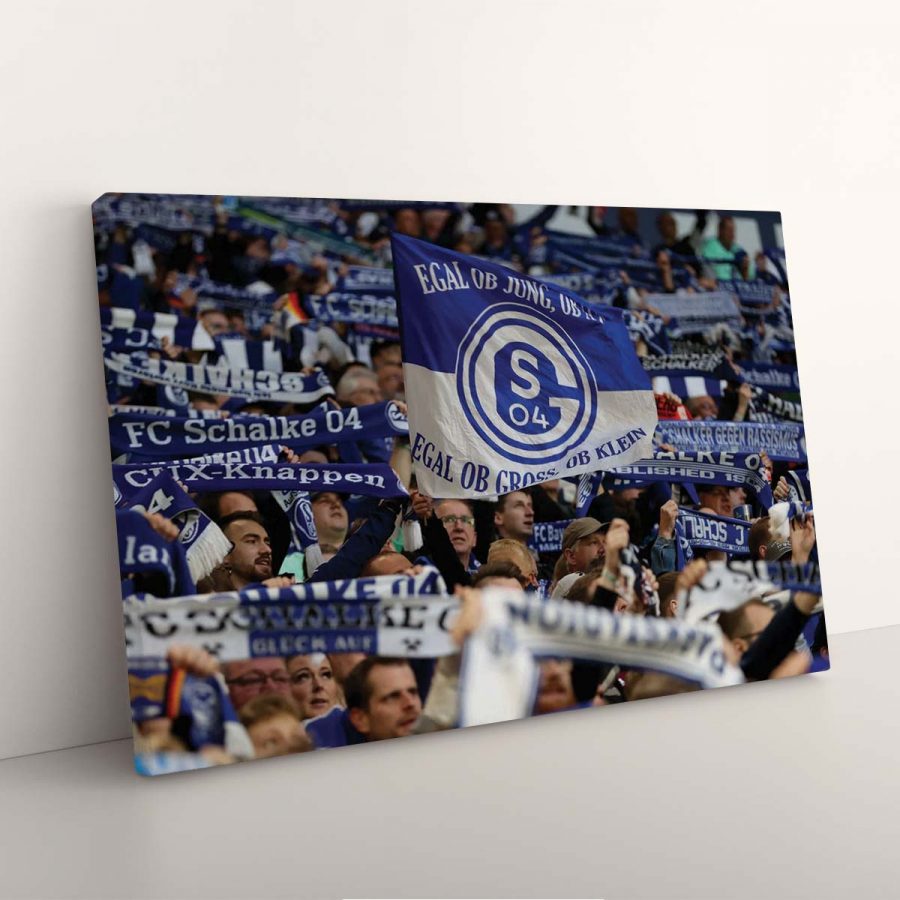FC Schalke 04 Fans S04 Leinwandbilder – Bild 3