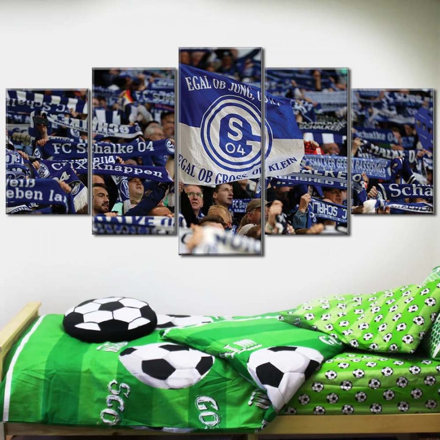 FC Schalke 04 Fans S04 Leinwandbilder – Bild 2