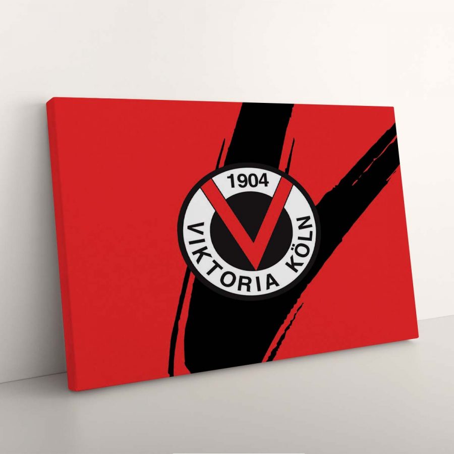 FC Viktoria Köln Roter Hintergrund 01 Leinwandbilder – Bild 3