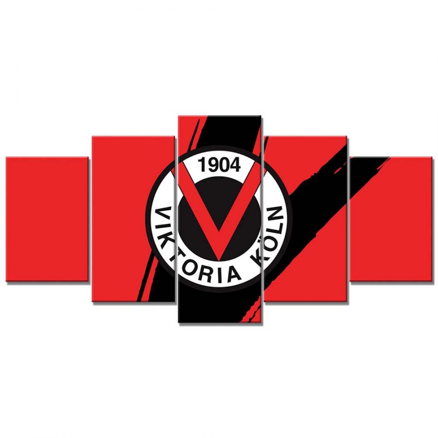 FC Viktoria Köln Roter Hintergrund 01 Leinwandbilder