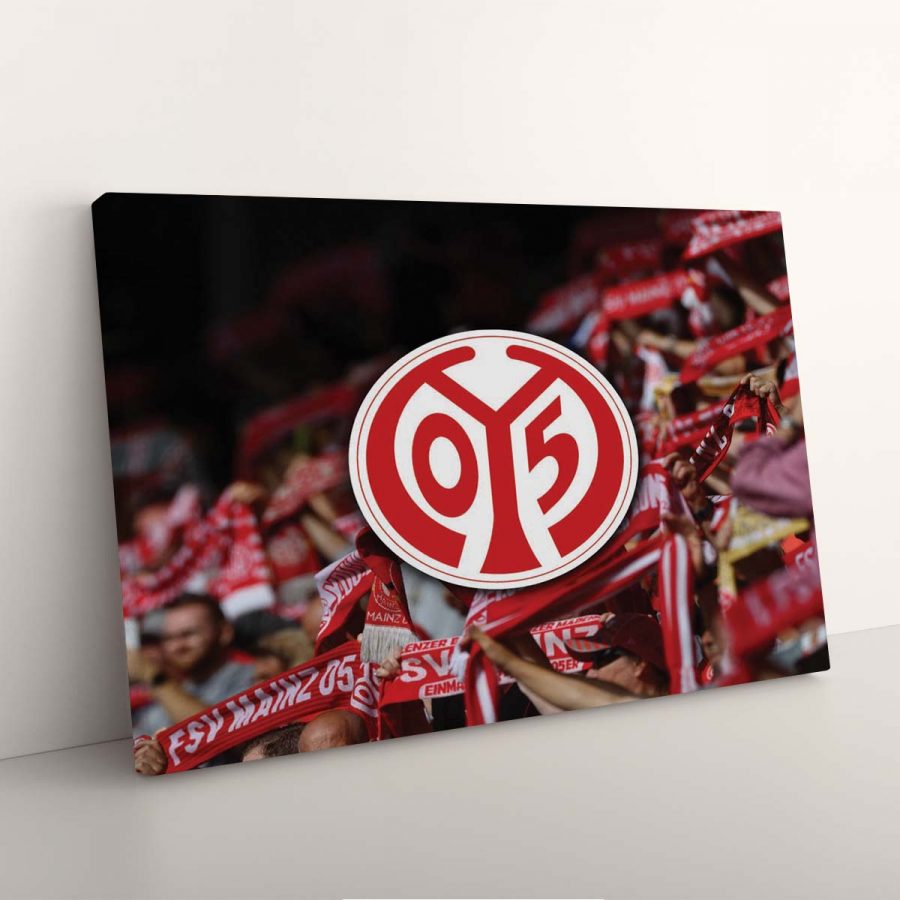 FSV Mainz 05 Fußballclub Fans M05 Leinwandbilder – Bild 3