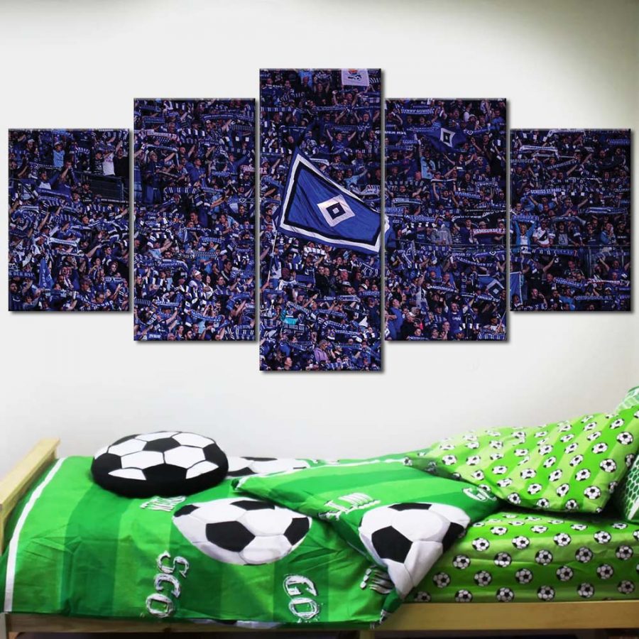 Hamburger SV HSV Volksparkstadion 04 HSV Leinwandbilder – Bild 2