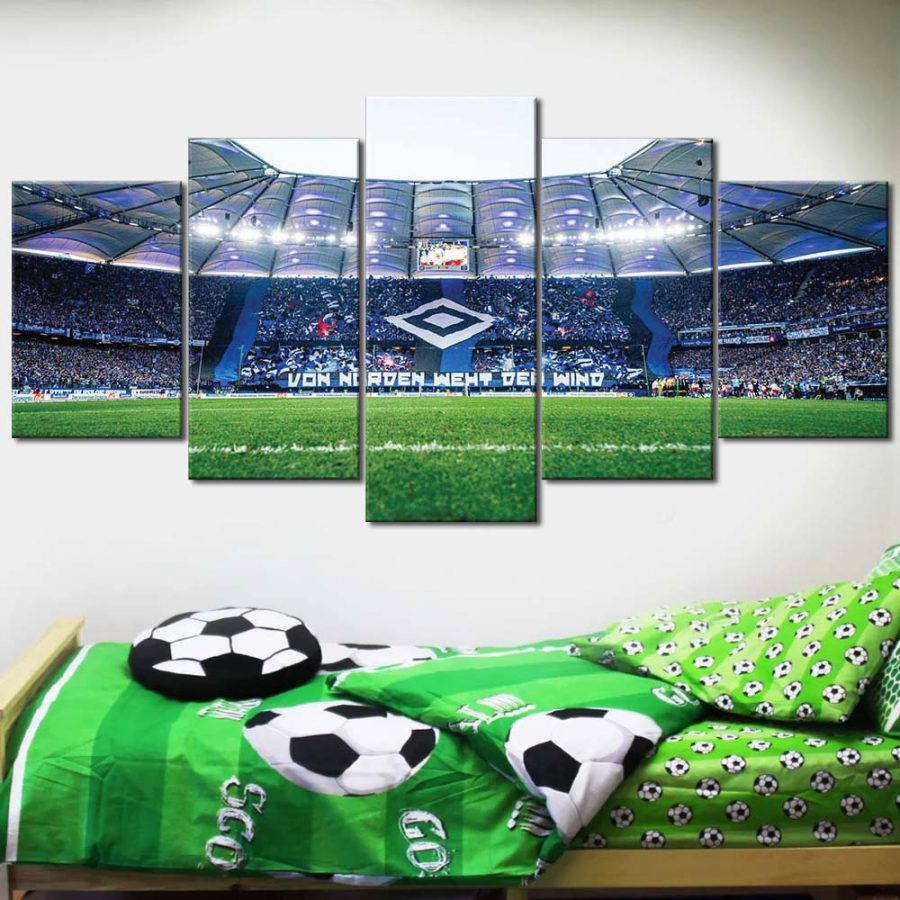 Hamburger SV HSV Volksparkstadion 05 HSV Leinwandbilder – Bild 2