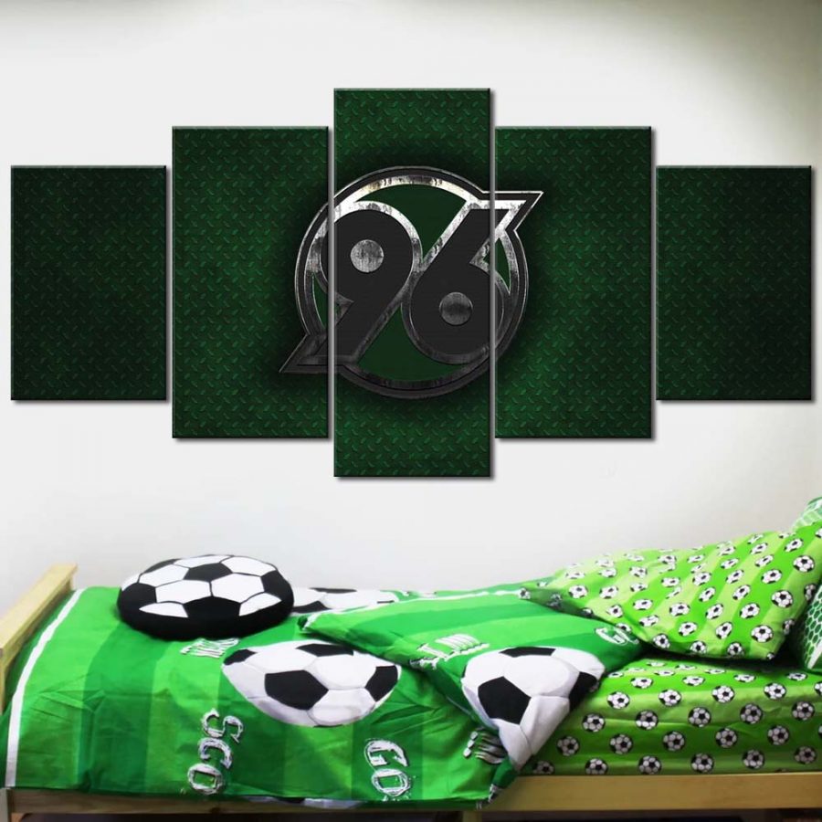 Hannover 96 FC Metall-Stil Leinwandbilder – Bild 2