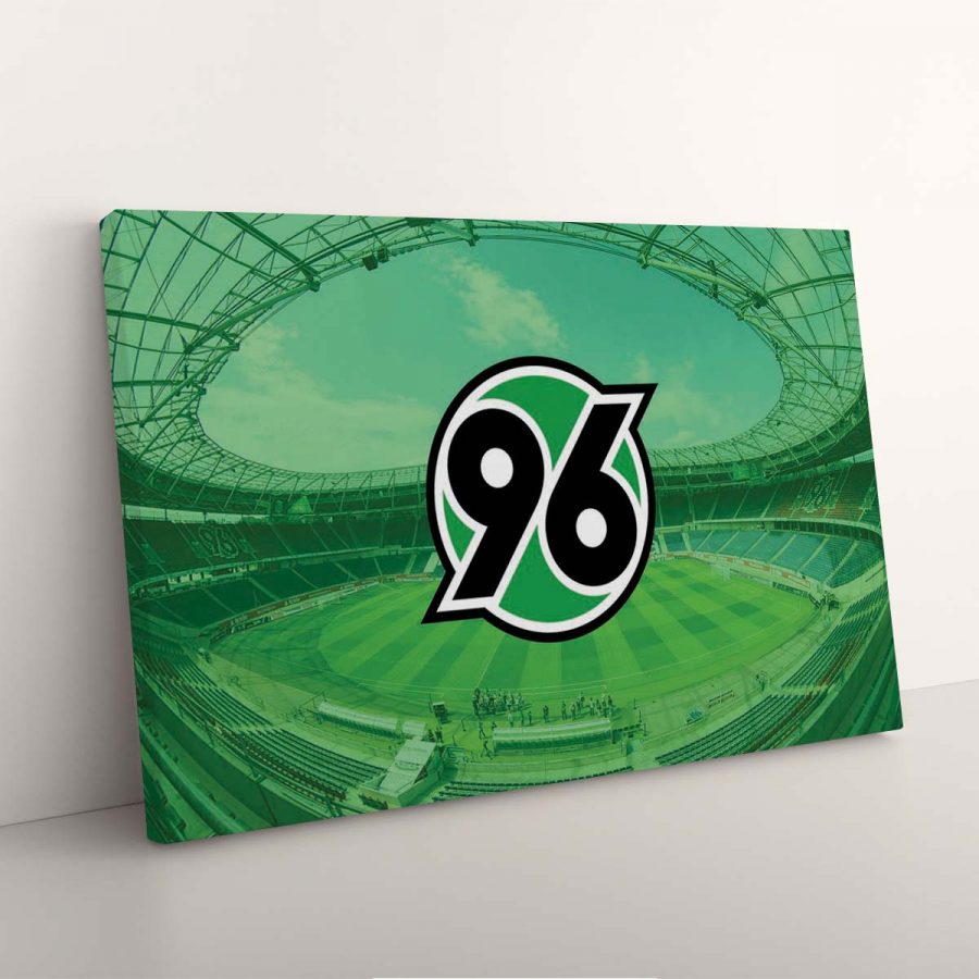 Hannover 96 Spielfeldgrün Leinwandbilder – Bild 3