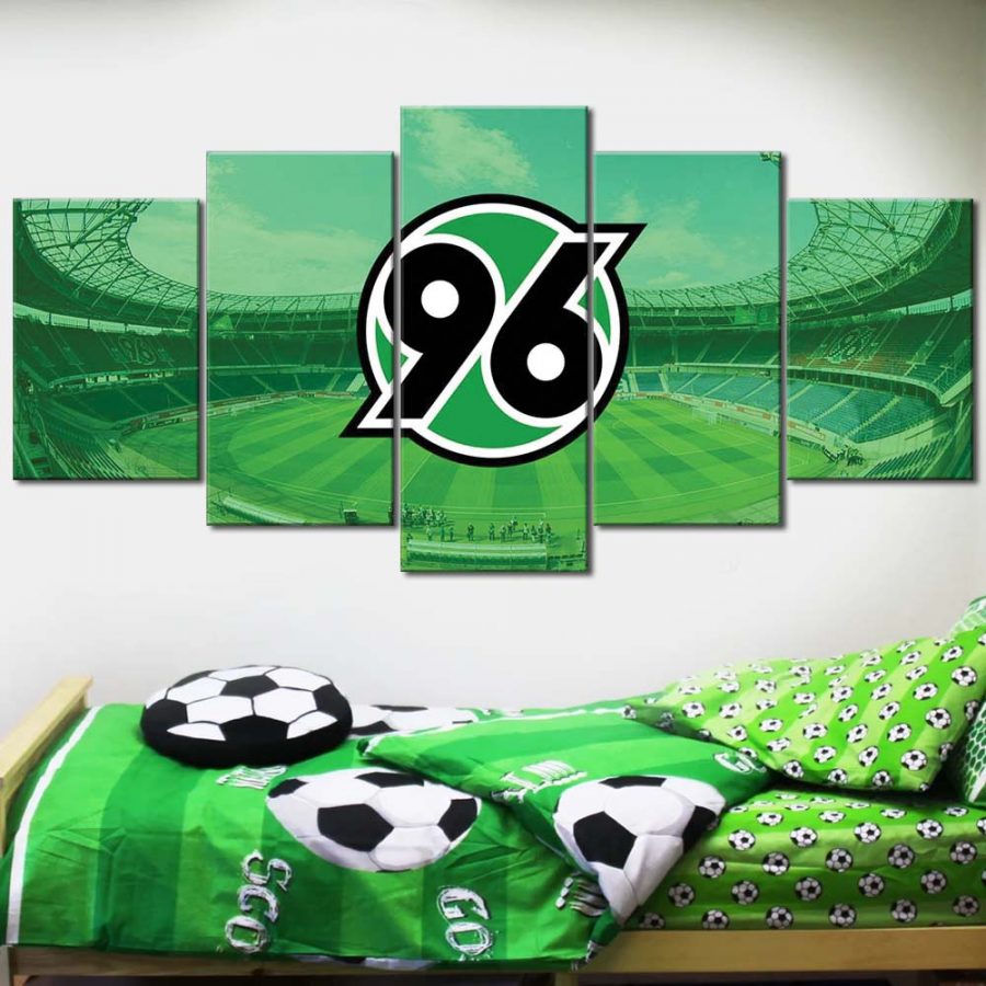 Hannover 96 Spielfeldgrün Leinwandbilder – Bild 2