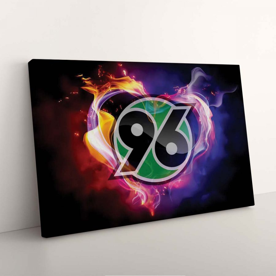Hannover 96 Feuer-Stil Leinwandbilder – Bild 3
