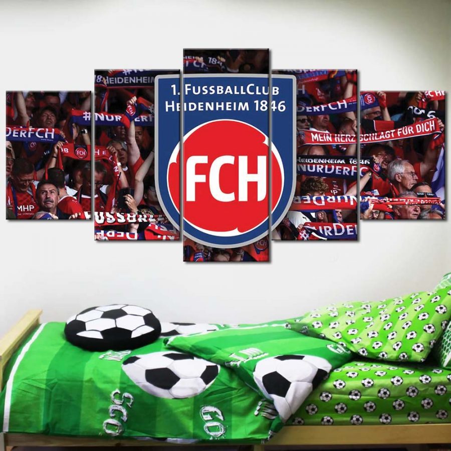 1. FC Heidenheim 1846 Fans FCH Leinwandbilder – Bild 2