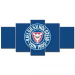 Holstein Kiel FC Kieler SV Holstein 1900 Blauer Hintergrund 11 Leinwandbilder