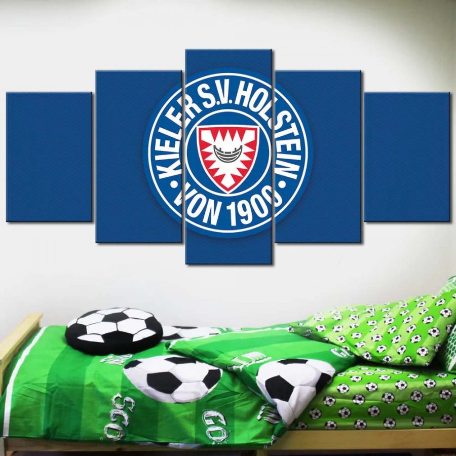 Holstein Kiel FC Kieler SV Holstein 1900 Blauer Hintergrund 11 Leinwandbilder – Bild 2