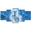 MSV Duisburg Blauer Hintergrund Leinwandbilder