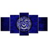 MSV Duisburg Blaue Ziegelwand Leinwandbilder