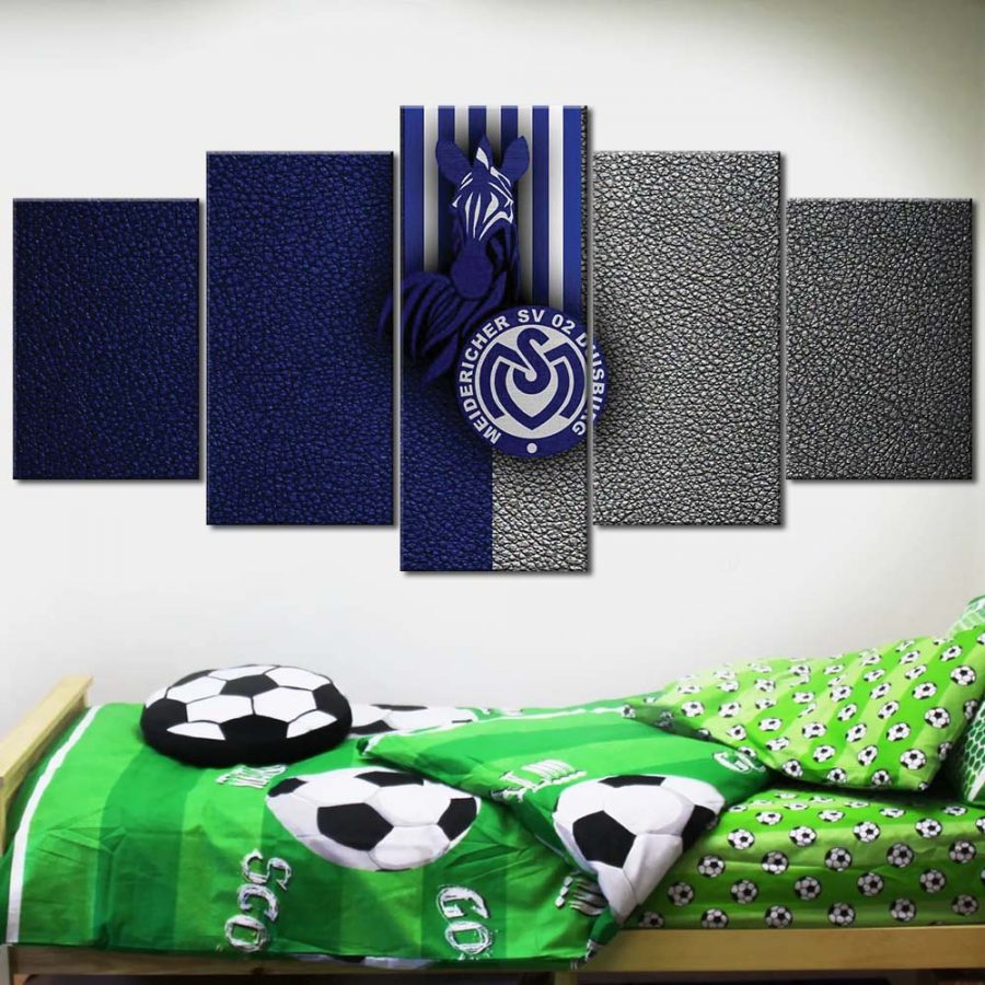 MSV Duisburg Blaues Leder Leinwandbilder – Bild 2