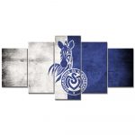 MSV Duisburg Weiß-Blau Leinwandbilder