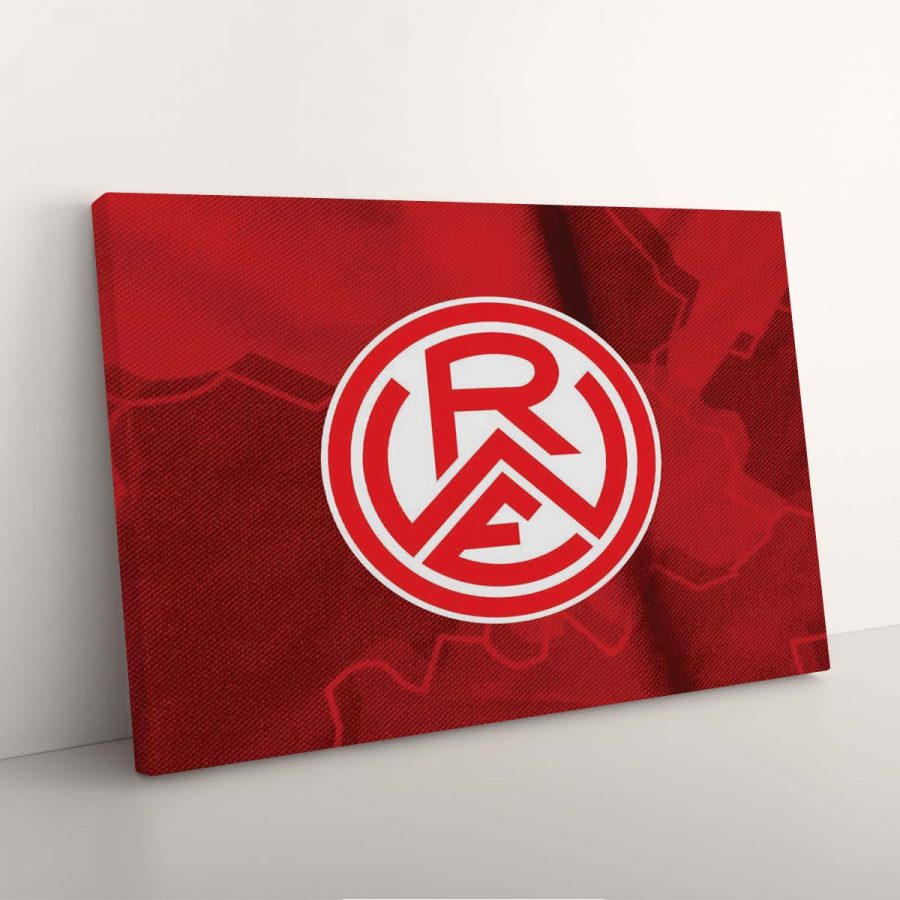 Rot-Weiss Essen Roter Hintergrund RWE Leinwandbilder – Bild 3