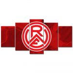 Rot-Weiss Essen Roter Hintergrund RWE Leinwandbilder
