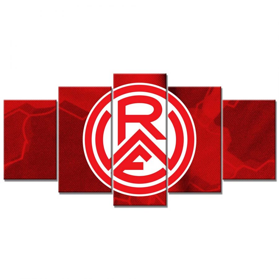 Rot-Weiss Essen Roter Hintergrund RWE Leinwandbilder