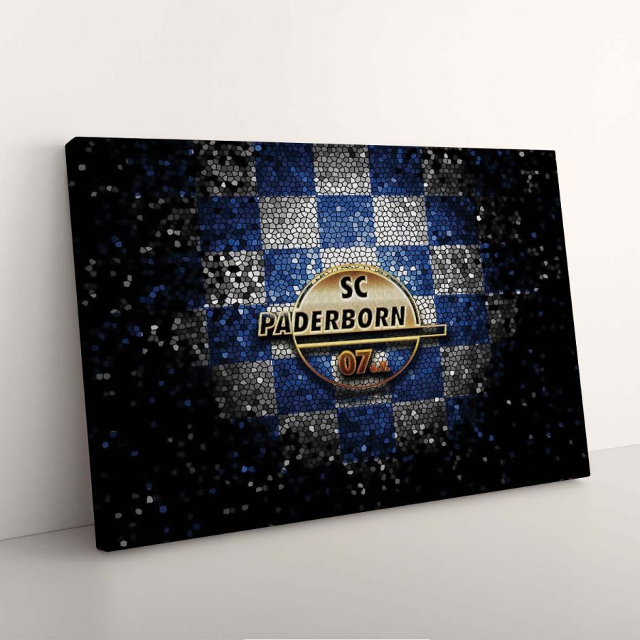 SC Paderborn 07 e.V. Rauten-Stil SCP Leinwandbilder – Bild 3