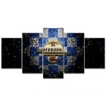 SC Paderborn 07 e.V. Rauten-Stil SCP Leinwandbilder