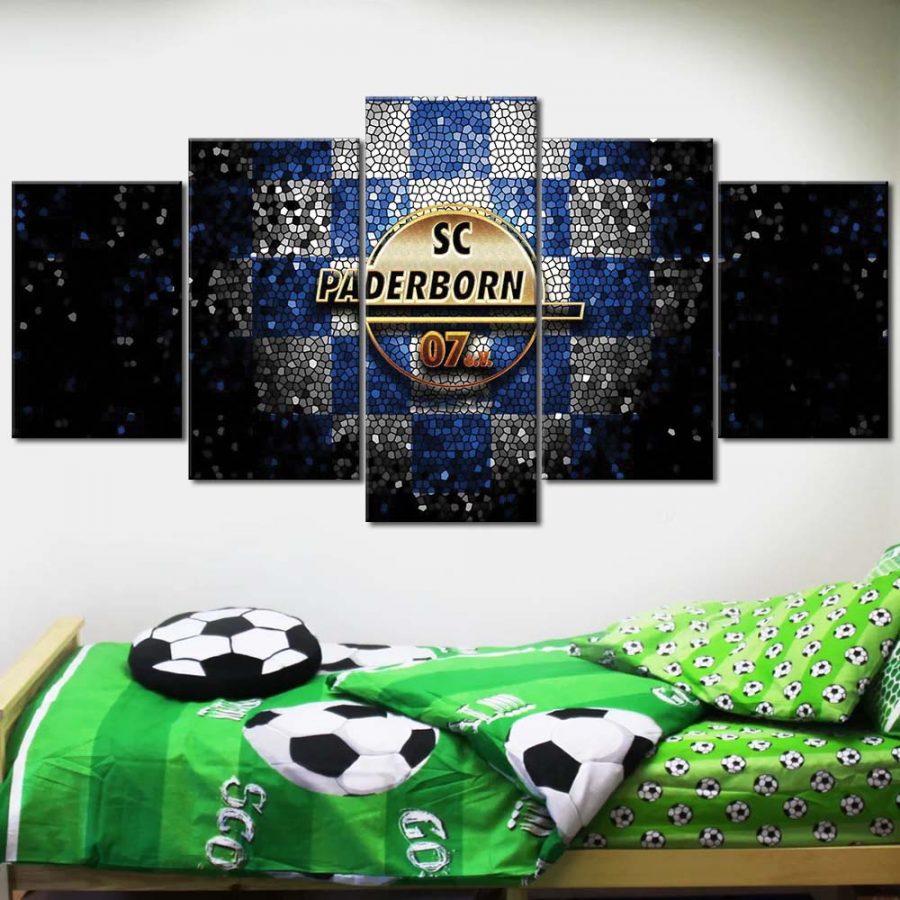 SC Paderborn 07 e.V. Rauten-Stil SCP Leinwandbilder – Bild 2