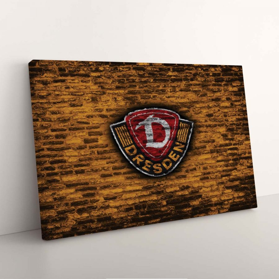 SG Dynamo Dresden Gelbe Ziegelwand Leinwandbilder – Bild 3